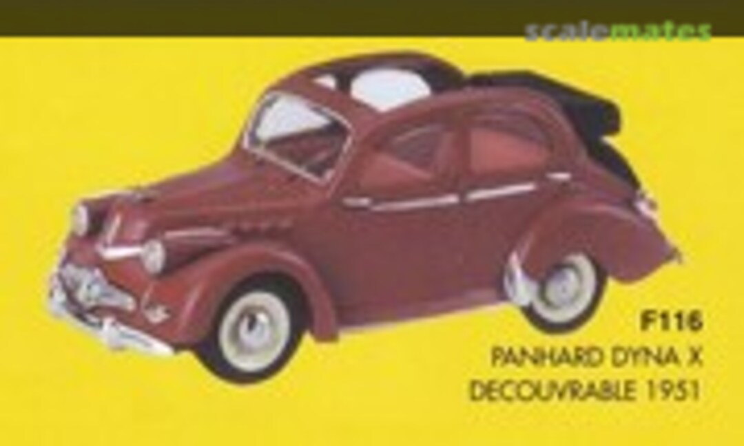 1:43 Panhard Dyna X Decouvrable (Chat C'Est Chouette CCC F116) CCC F116