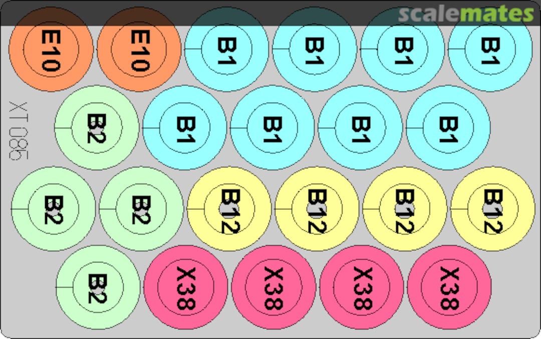 Boxart Krupp Protze wheel mask XT085 Eduard