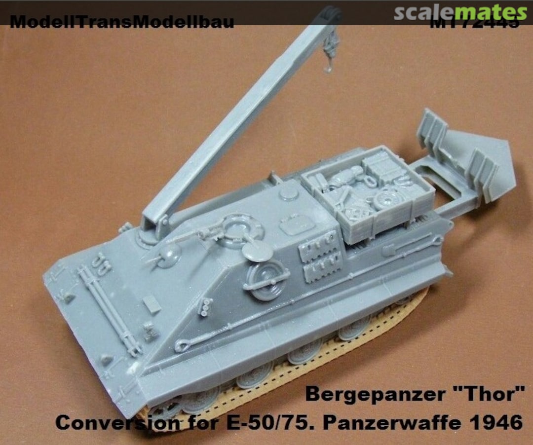 Boxart Bergepanzer Thor E-50 / E-75, Modelltrans, 72445 MT72445 Modell Trans Modellbau Boxart Bergepanzer Thor E-50 / E-75, Modelltrans, 72445 MT72445 Modell Trans Modellbau
