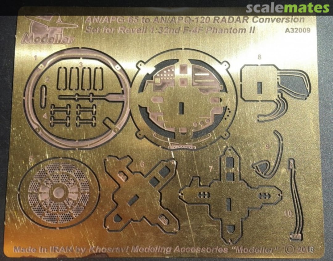 Boxart AN/APG-65 to AN/APQ-120 RADAR Conversion Set F-4F Phantom II A32009 Modeller Boxart AN/APG-65 to AN/APQ-120 RADAR Conversion Set F-4F Phantom II A32009 Modeller