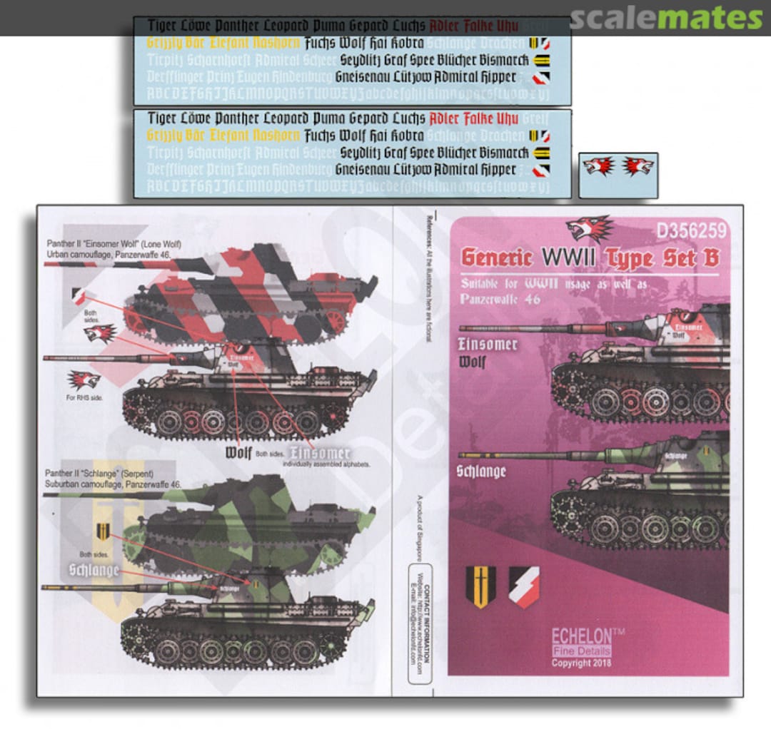 Boxart Generic WWII Type Set B D356259 Echelon Fine Details Boxart Generic WWII Type Set B D356259 Echelon Fine Details