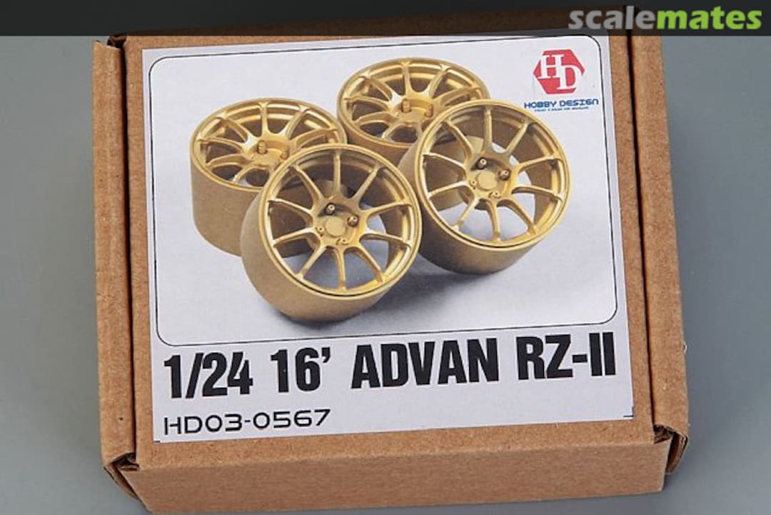 Boxart 16' Advan RZ-II Wheels HD03-0567 Hobby Design