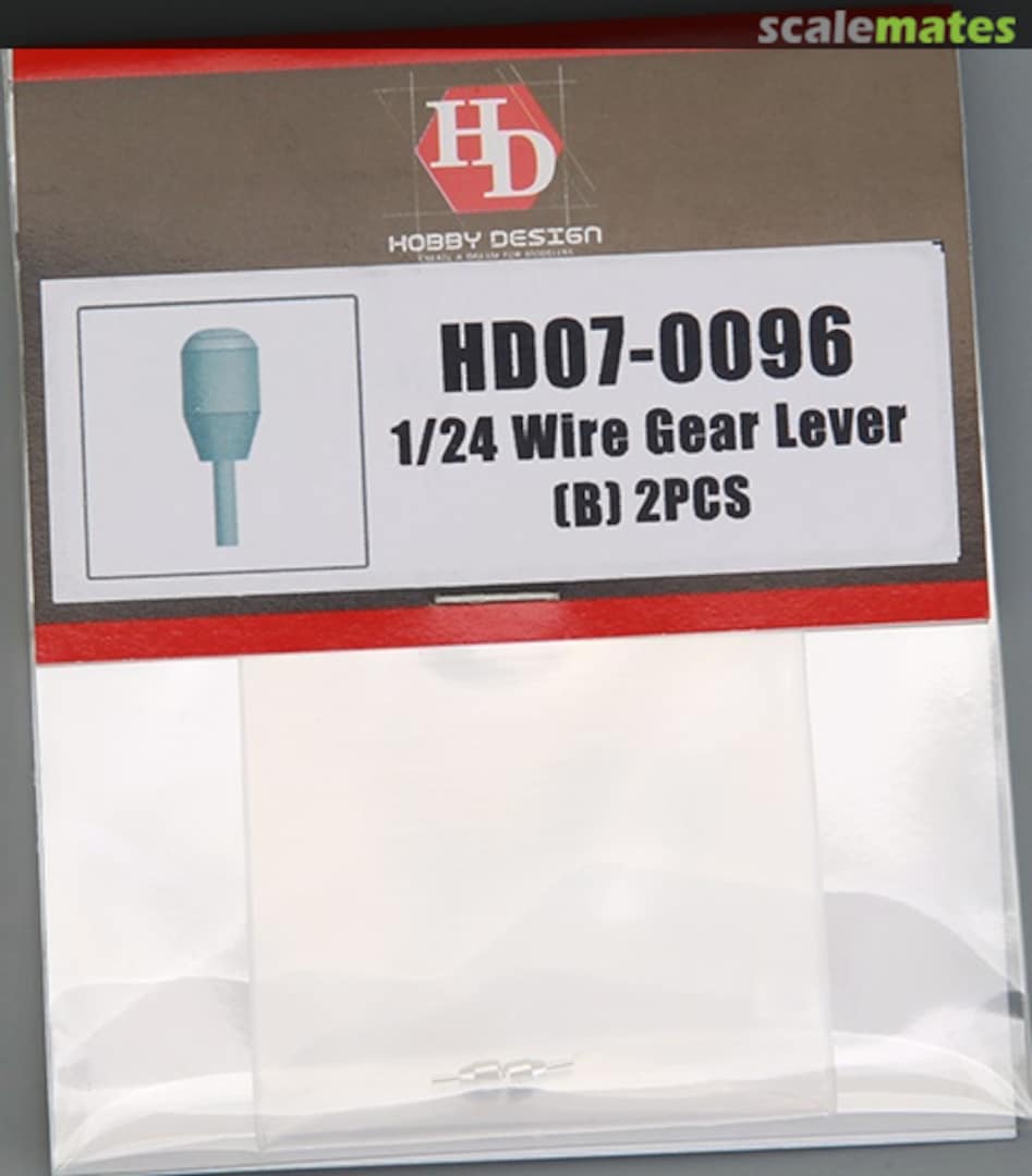 Boxart Wire Gear Lever (B) HD07-0096 Hobby Design Boxart Wire Gear Lever (B) HD07-0096 Hobby Design