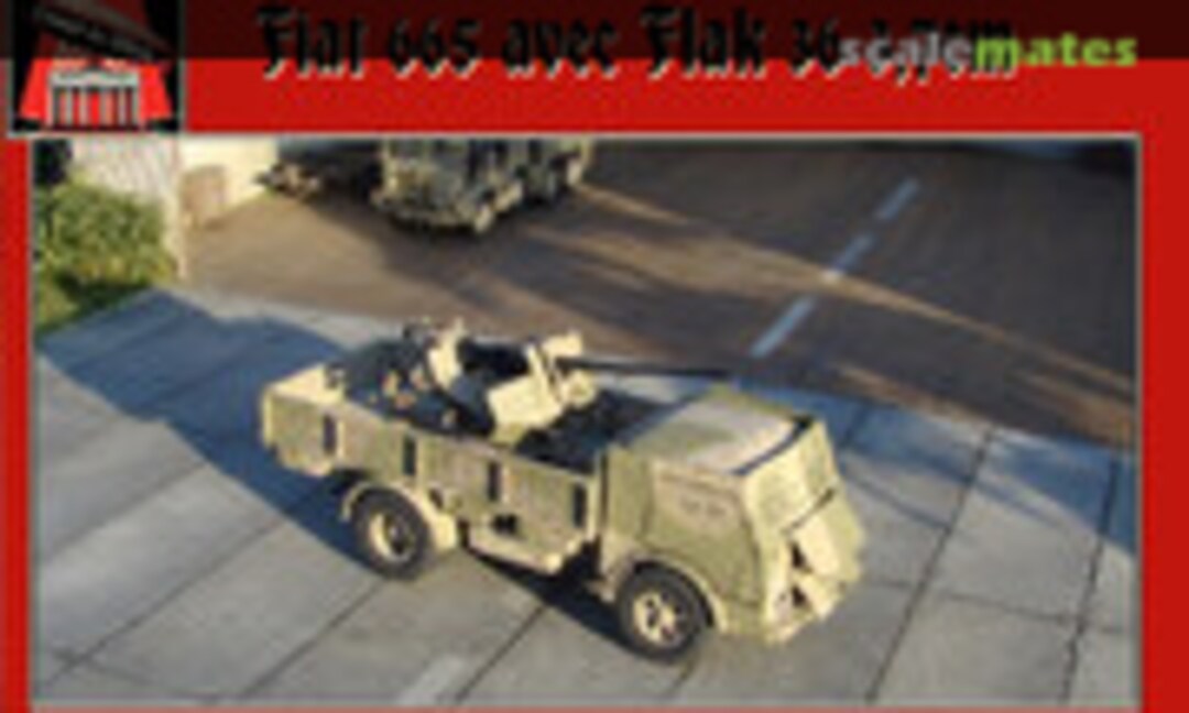 1:72 Fiat 665 avec Flak 36 3,7cm (Triumph des Willens 1021) 1021