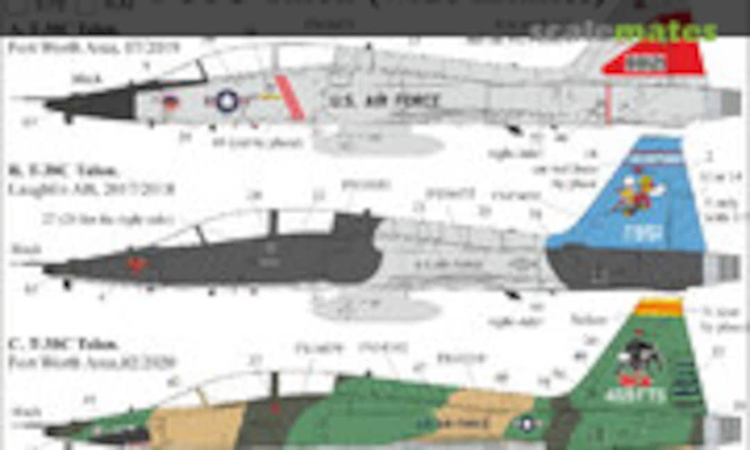 1:48 T-38C Talon Pt.1 (wide intakes) (UpRise Decal UR48184) UR48184