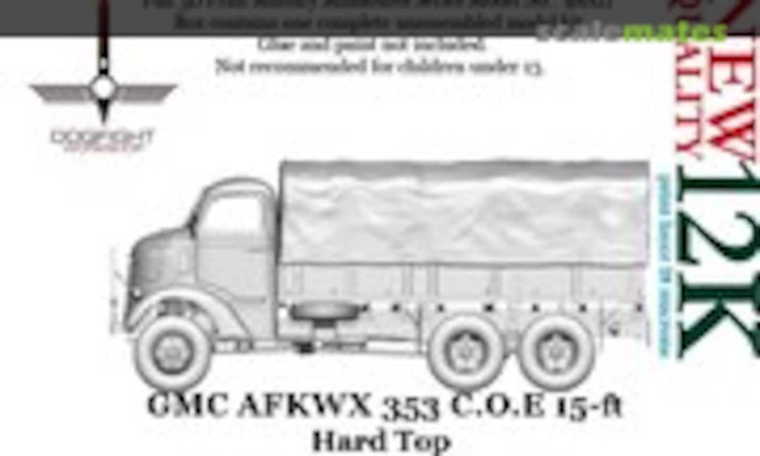 1:48 1942 GMC AFKWX 353 - U.S. Military 2-1/2 Ton Truck Hard Top (Dogfight Workshop 48A11) 48A11