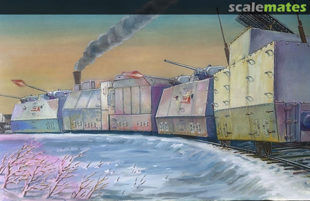 Boxart The Legendary Armored Train of the Second World War, "Ilya Muromets" 698 UM Military Technics Boxart The Legendary Armored Train of the Second World War, "Ilya Muromets" 698 UM Military Technics