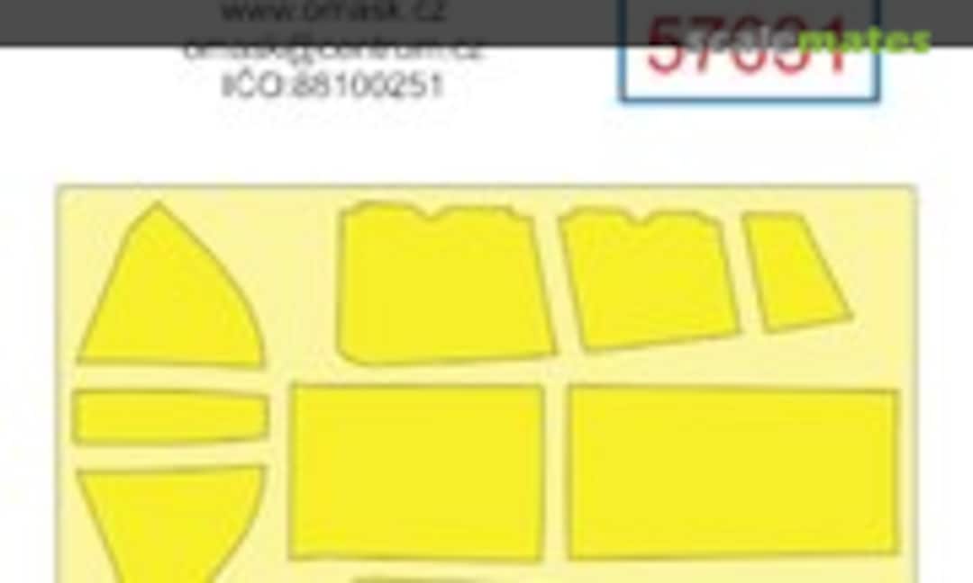 1:72 OV-10A Bronco mask (Omask 57031) 57031