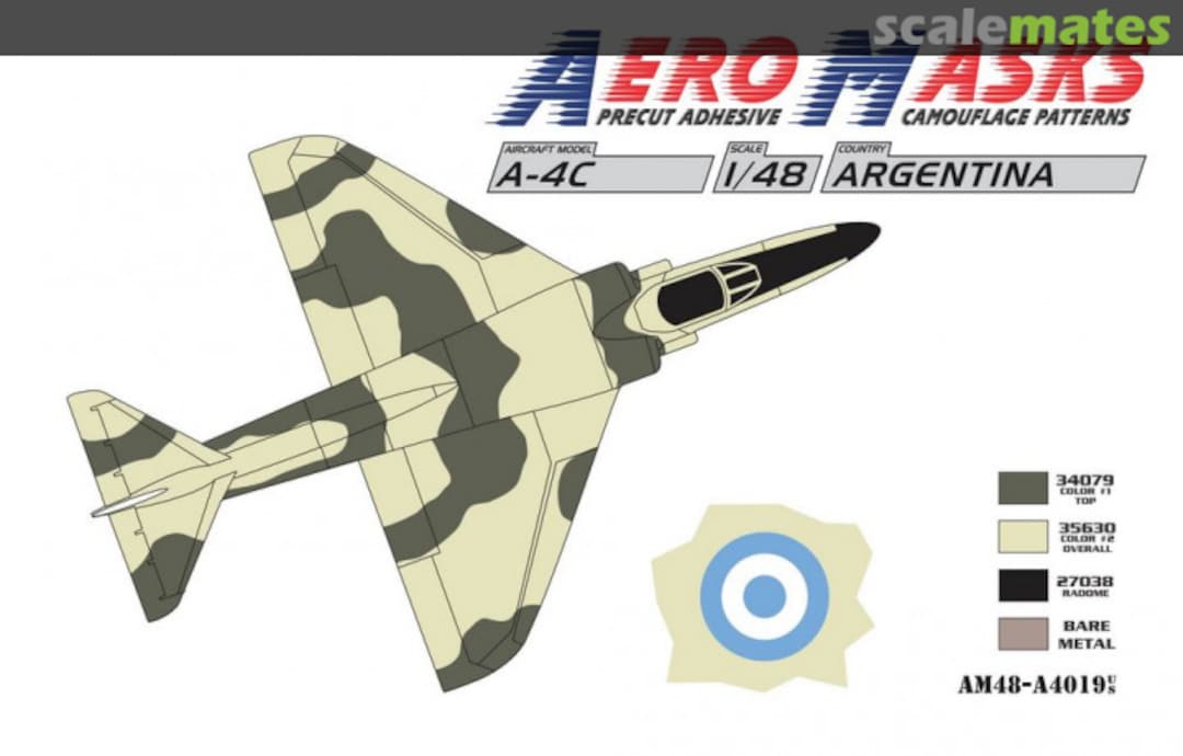 Boxart A-4C Argentina AM48-A4019 AeroMasks Boxart A-4C Argentina AM48-A4019 AeroMasks