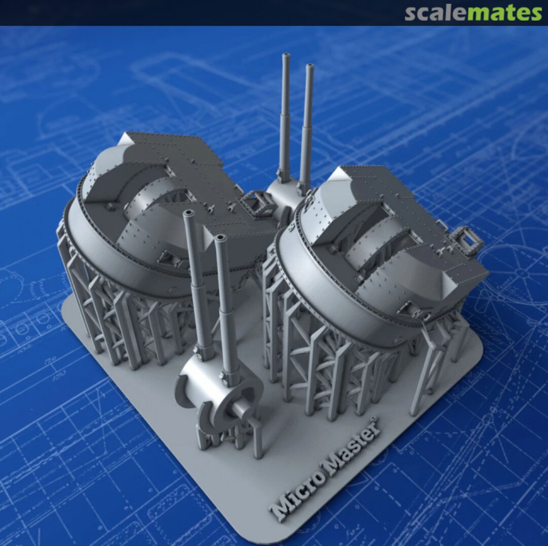 Boxart Royal Navy 4.5"/45 (11.4cm) RP10 Mk. IV MM1815P Micro Master Boxart Royal Navy 4.5"/45 (11.4cm) RP10 Mk. IV MM1815P Micro Master