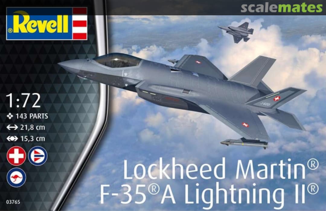 Boxart Lockheed Martin F-35A Lightning II 03765 Revell Boxart Lockheed Martin F-35A Lightning II 03765 Revell