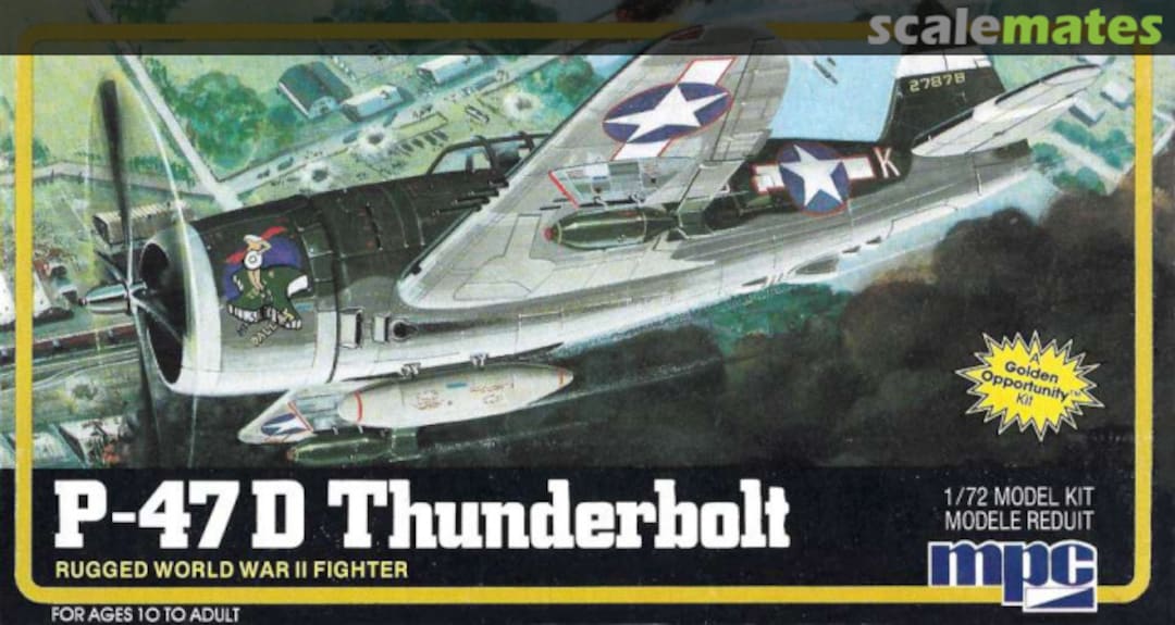 Boxart P-47D Thunderbolt 1-4009 MPC