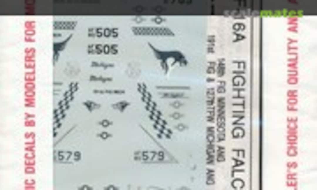 1:72 Minn., Mich. ANG F-16A's (Repli-scale 1026) 1026