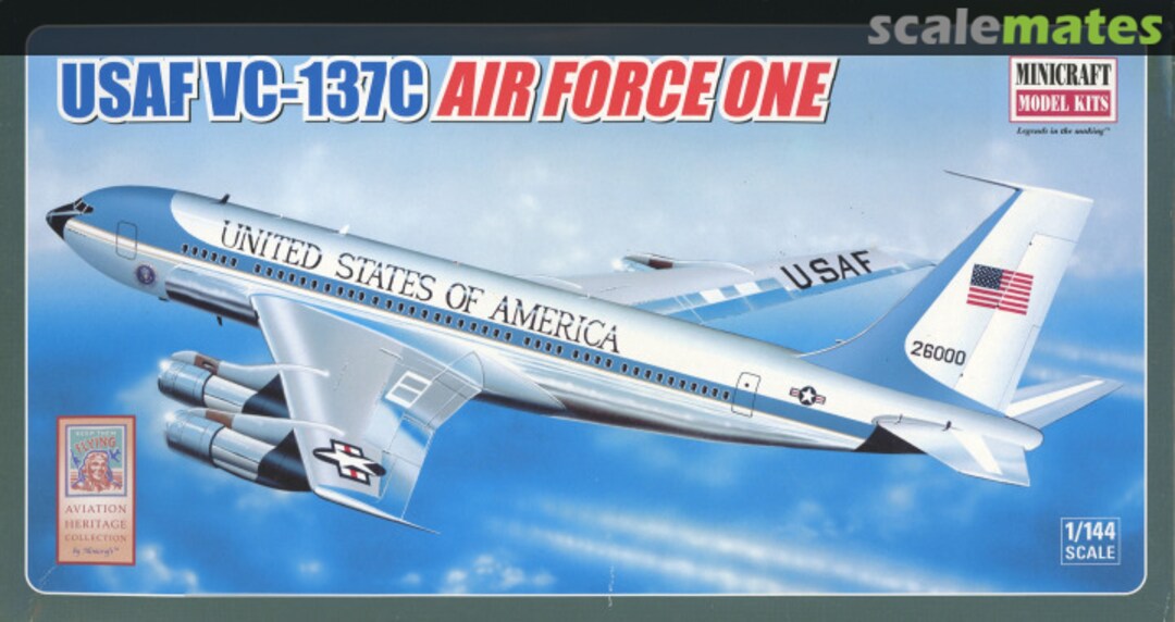 Boxart USAF VC-137C Air Force One 14457 Minicraft Model Kits Boxart USAF VC-137C Air Force One 14457 Minicraft Model Kits