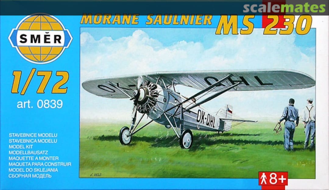 Boxart Morane Saulnier MS 230 0839 Směr Boxart Morane Saulnier MS 230 0839 Směr