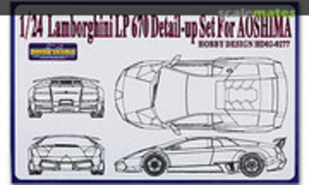 1:24 Lamborghini LP670 Detail-up Set (Hobby Design HD02-0277)