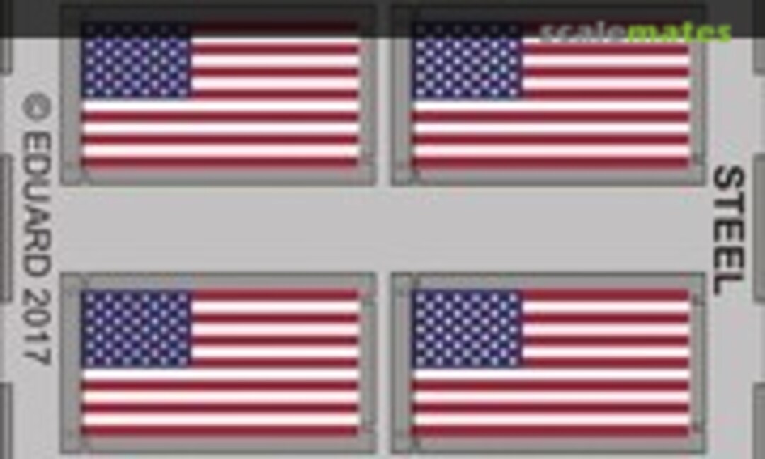 1:350 USN Ensign Flag (Modern) (Eduard 53180) 53180