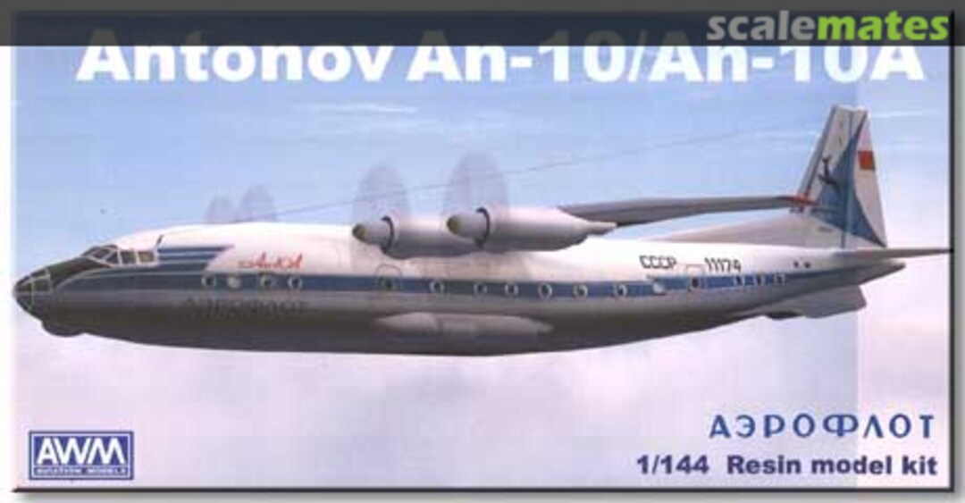 Boxart Antonov An-10/An-10A 40210 AWM