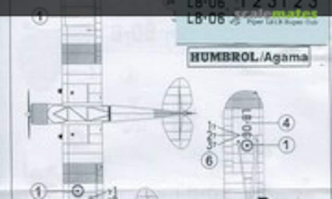 1:72 Piper L-21B Super Cub (HR Model HRD7240) HRD7240