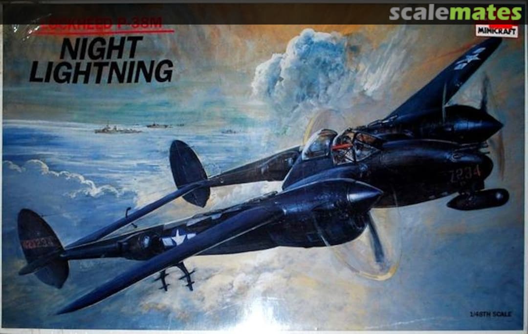 Boxart Lockheed P-38M Night Lightning 2145 Academy/Minicraft Boxart Lockheed P-38M Night Lightning 2145 Academy/Minicraft
