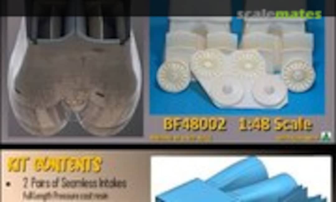 1:48 B-1B Seamless Intakes Enhanced Set (Bone Fragments BF48002) BF48002