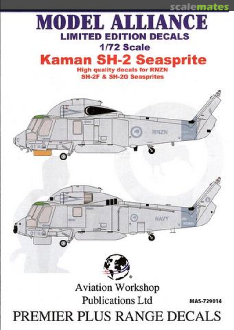 Boxart Kaman SH-2F/G Seasprite MAS-729014 Model Alliance Boxart Kaman SH-2F/G Seasprite MAS-729014 Model Alliance