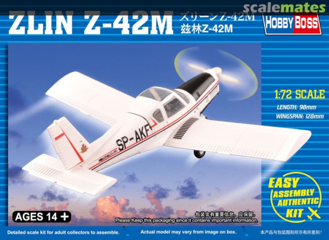 Boxart Zlin Z-42M 80299 HobbyBoss Boxart Zlin Z-42M 80299 HobbyBoss