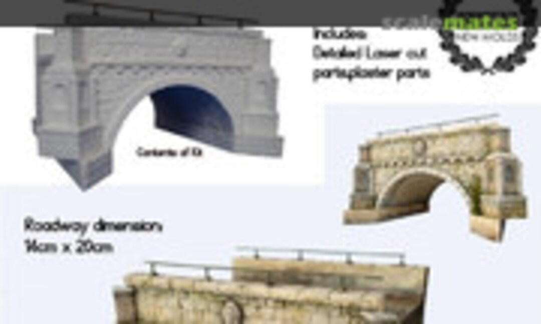 1:35 Large Stone Arch Bridge - Extension (RT-Diorama 35011) 35011