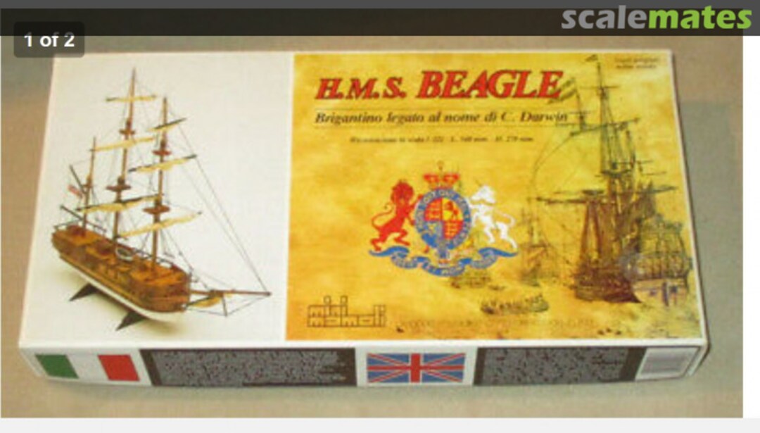 Boxart H.M.S Beagle MM3 Mamoli Boxart H.M.S Beagle MM3 Mamoli