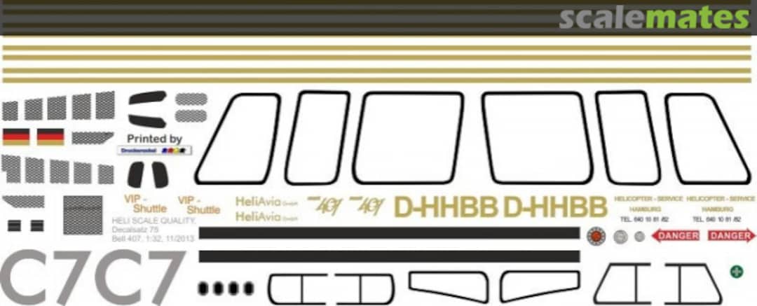 Boxart Bell 407 - Hamburger Heliservice - D-HHBB Decal 75 Heli Scale Quality Boxart Bell 407 - Hamburger Heliservice - D-HHBB Decal 75 Heli Scale Quality