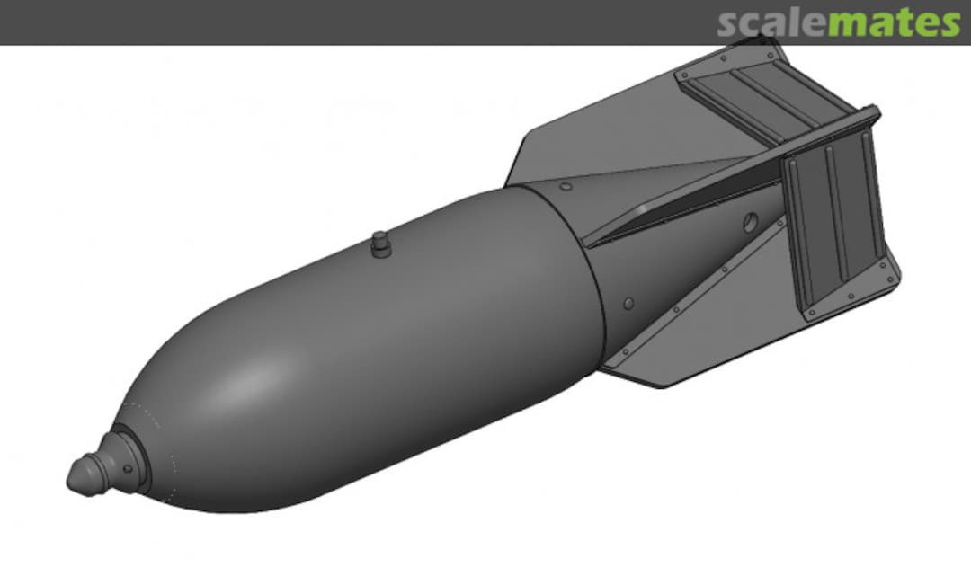 Boxart SA bomb Škoda HE 200kg U3D Boxart SA bomb Škoda HE 200kg U3D