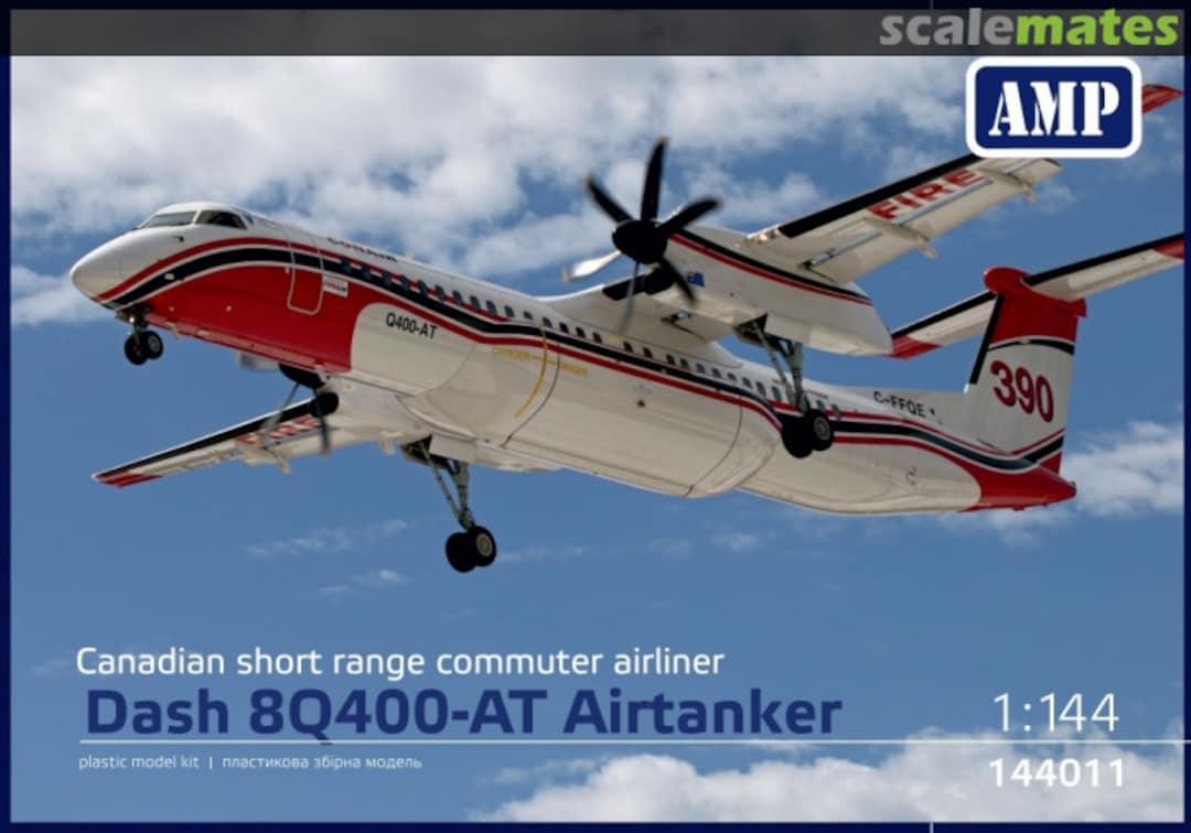 Boxart Dash 8 Q400-AT Airtanker 144011 AMP Boxart Dash 8 Q400-AT Airtanker 144011 AMP