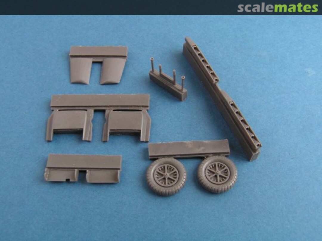 Boxart Bf 109 E (wing radiator, gun barrel, wheels, exhaust) for Airfix U48-35 Pavla Models Boxart Bf 109 E (wing radiator, gun barrel, wheels, exhaust) for Airfix U48-35 Pavla Models