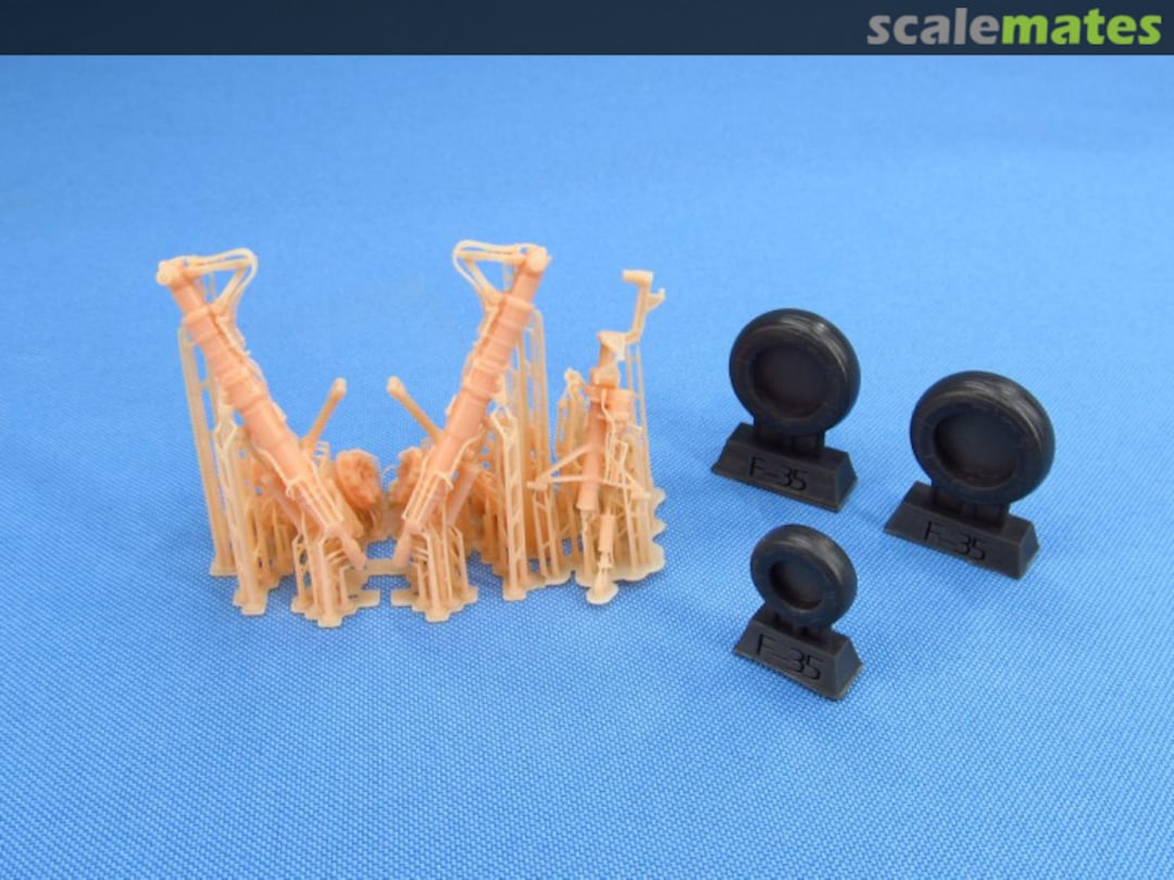 Boxart F-35A. Landing gears (Tamiya) MDR48245 Metallic Details Boxart F-35A. Landing gears (Tamiya) MDR48245 Metallic Details