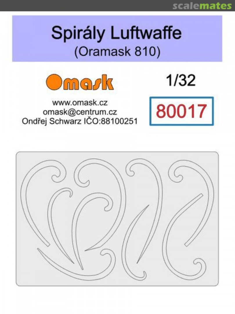Boxart Luftwaffe Spirals (OraMask) 80017 Omask Boxart Luftwaffe Spirals (OraMask) 80017 Omask