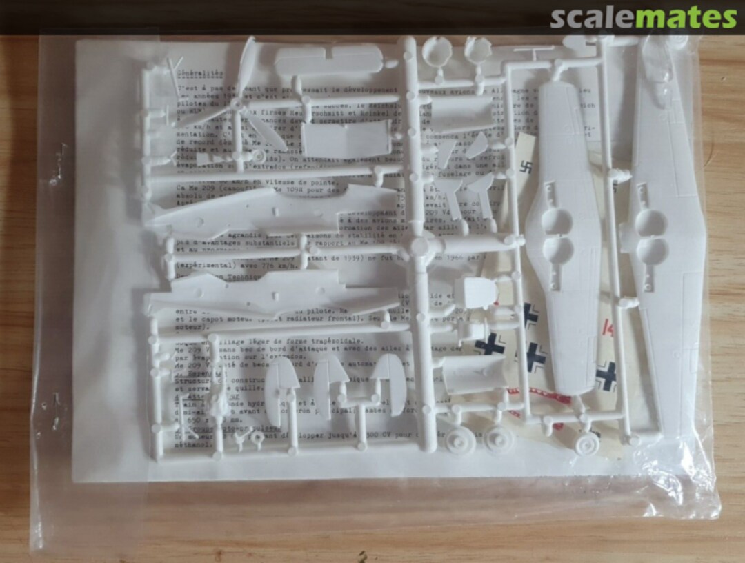 Contents Messerschmitt Me 209 2503 Huma Modell