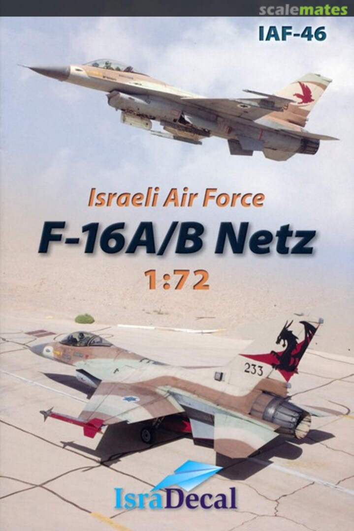 Boxart F-16A/B Netz IAF-46 IsraDecal Studio Boxart F-16A/B Netz IAF-46 IsraDecal Studio