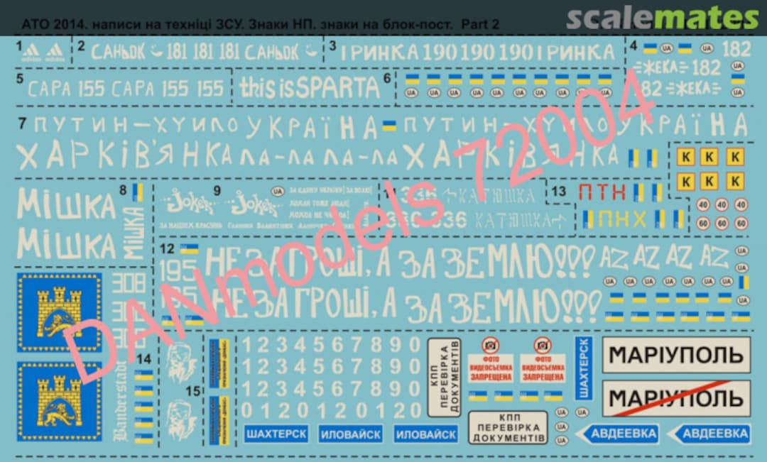 Boxart ATO(anti-terroristic operation), East Ukraine 2014. Part 2 DM72004 DANmodels