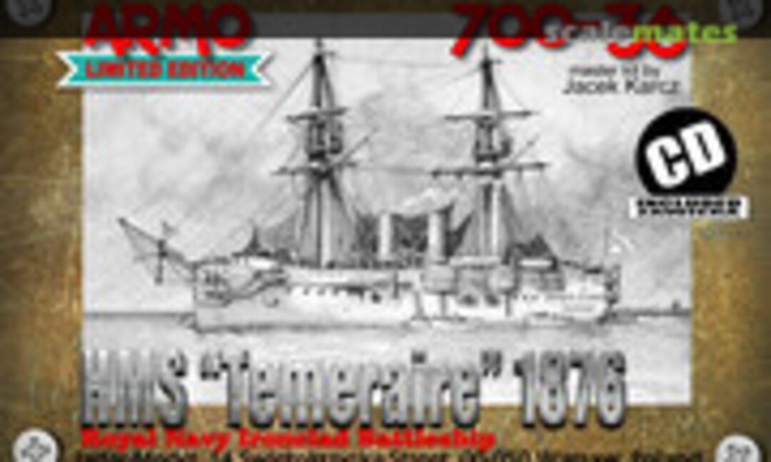 1:700 HMS Temeraire (1876) (Armo 700-36) 700-36