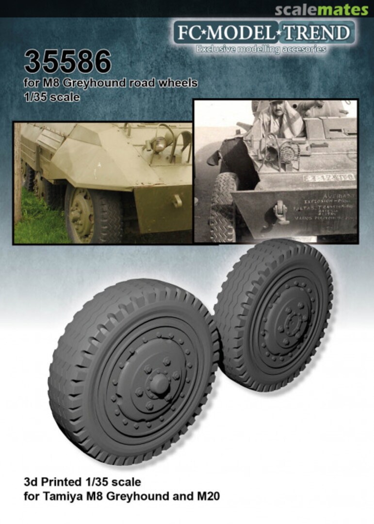 Boxart M8/M20 Highway pattern tires 35586 FC Model Trend Boxart M8/M20 Highway pattern tires 35586 FC Model Trend