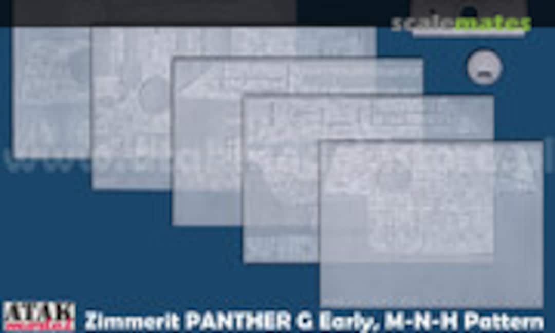 1:16 Zimmerit Panther G early, M-N-H Pattern (Atak Model ZM-1617)
