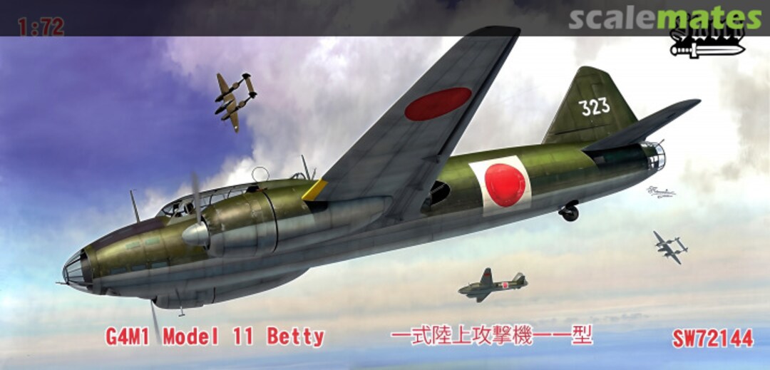 Boxart G4M1 Model 11 Betty SW72144 Sword Boxart G4M1 Model 11 Betty SW72144 Sword