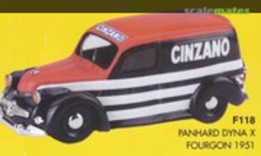 1:43 Panhard Dyna X Fourgonnette (Chat C'Est Chouette CCC F118) CCC F118
