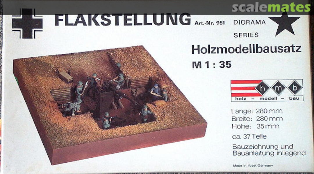 Boxart Flakstellung 951 Holz Modell Bau Boxart Flakstellung 951 Holz Modell Bau