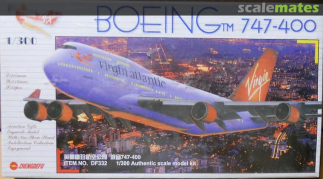 Boxart Boeing 747-400 DF332 Zhengdefu Boxart Boeing 747-400 DF332 Zhengdefu