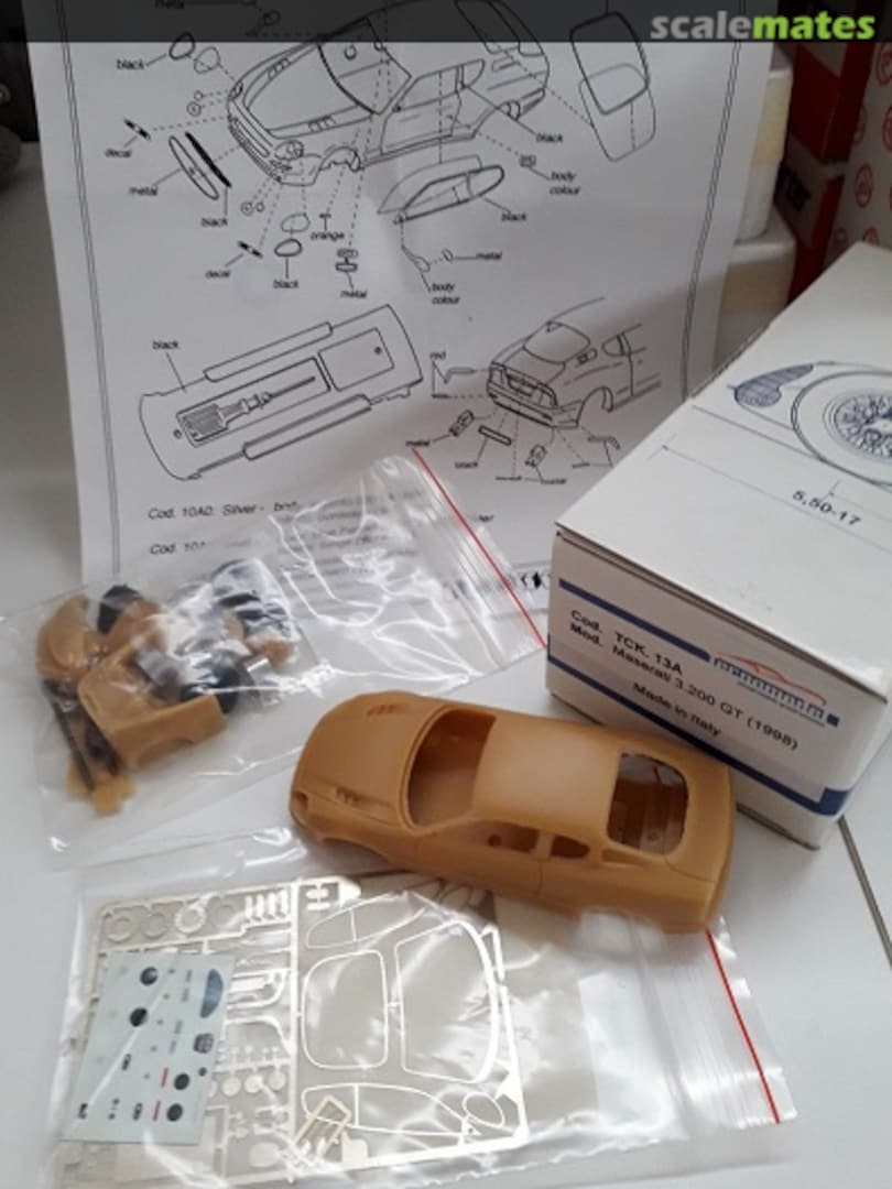 Boxart Maserati 3200GT TCK13A Tecnomodel Boxart Maserati 3200GT TCK13A Tecnomodel