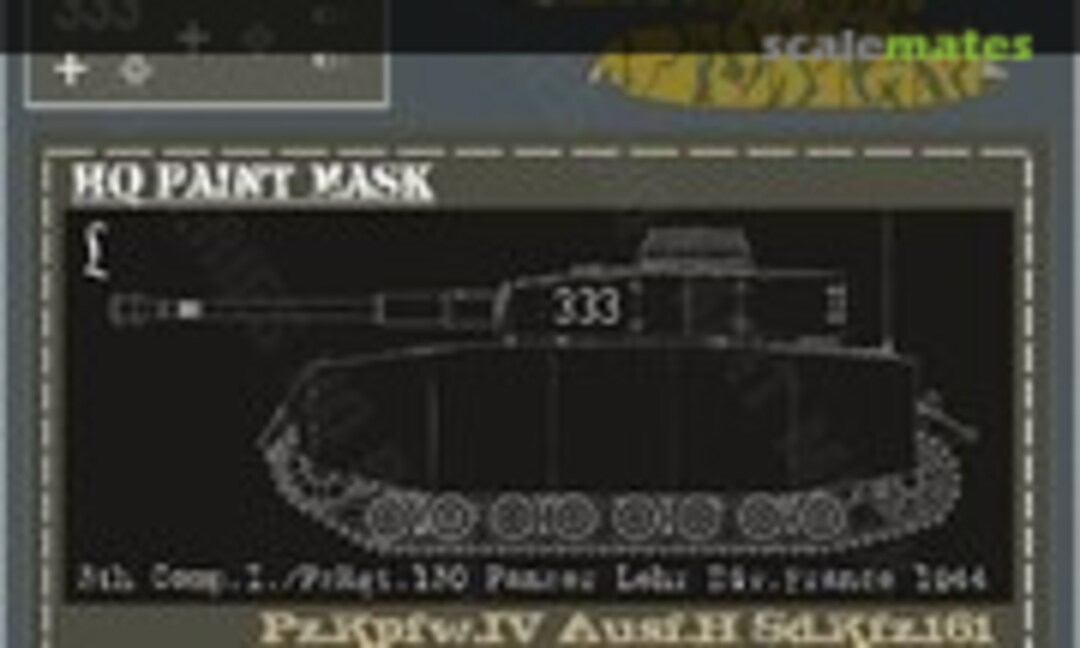 1:16 Pz.Kpfw.IV Ausf.H 3rd Komp. I./PzRgt.130 Panzer Lehr Div. France 1944 Paint Mask (HQ-Masks PIV 008) PIV 008