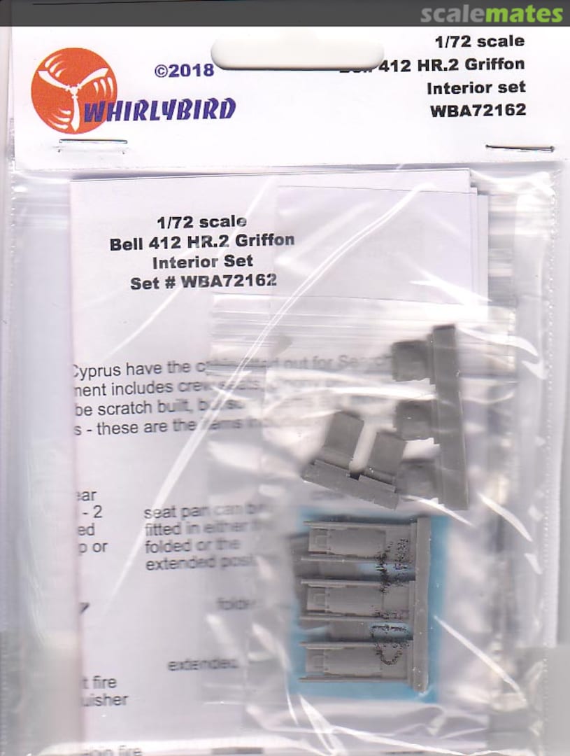 Boxart Bell 412 HR.2 Griffon Interior Set WBA72162 Whirlybird Boxart Bell 412 HR.2 Griffon Interior Set WBA72162 Whirlybird