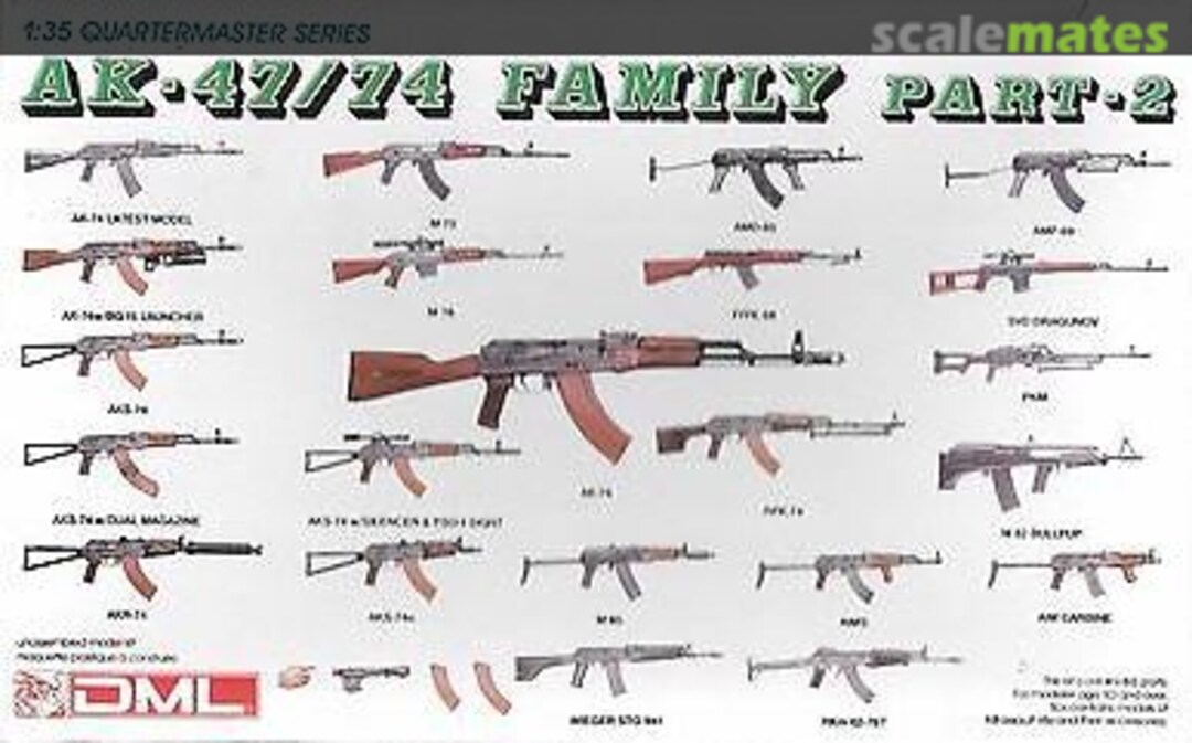 Boxart AK-47/74 Family Part-2 3805 DML Boxart AK-47/74 Family Part-2 3805 DML