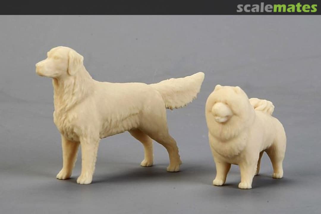 Boxart Adorable Pet (Golden Retriever & Chow Chow) HD03-0570 Hobby Design Boxart Adorable Pet (Golden Retriever & Chow Chow) HD03-0570 Hobby Design